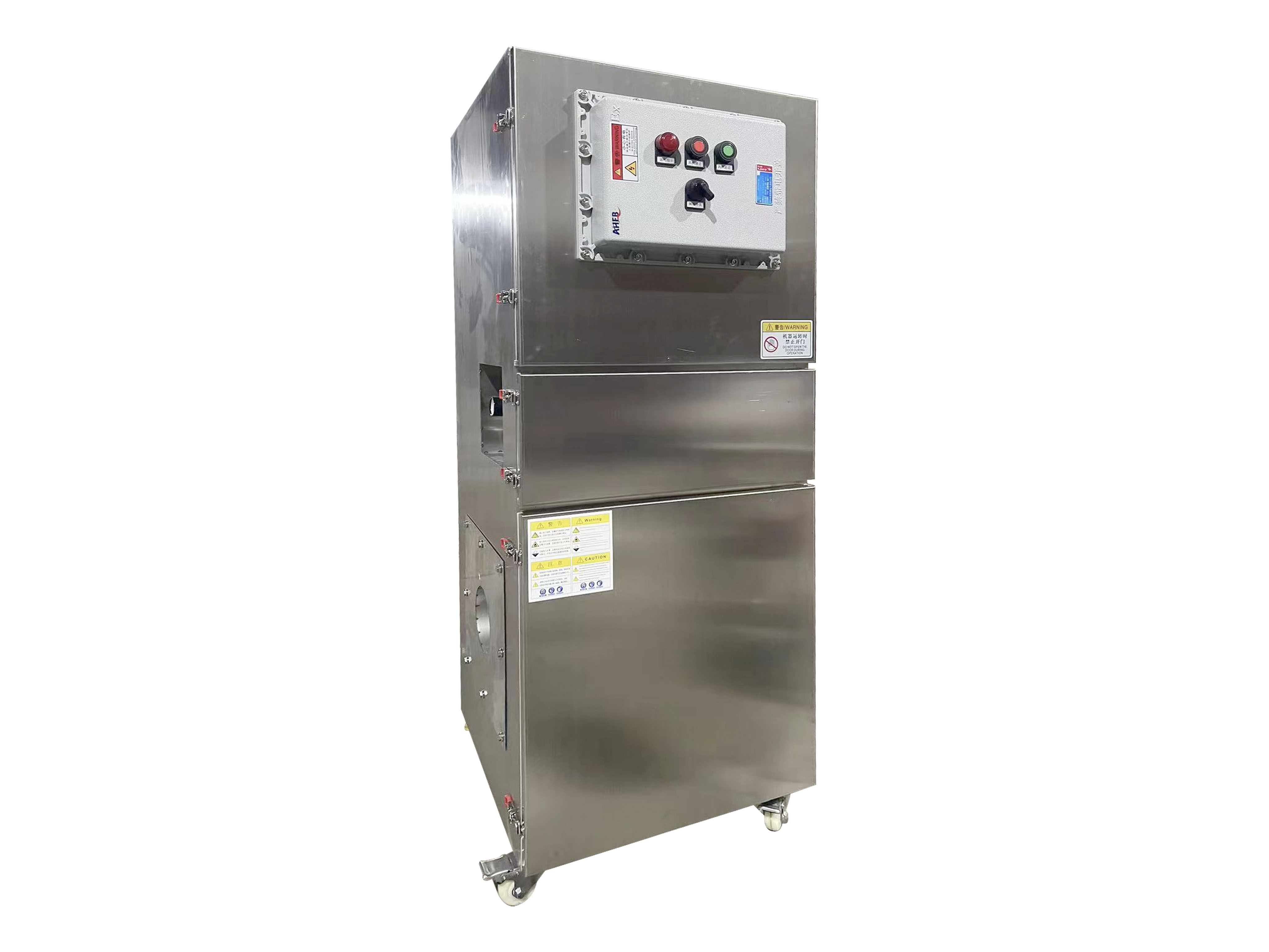 304不锈钢小型防爆脉冲集尘器_1.5KW_单工位粉尘收集-上海科瑞博
