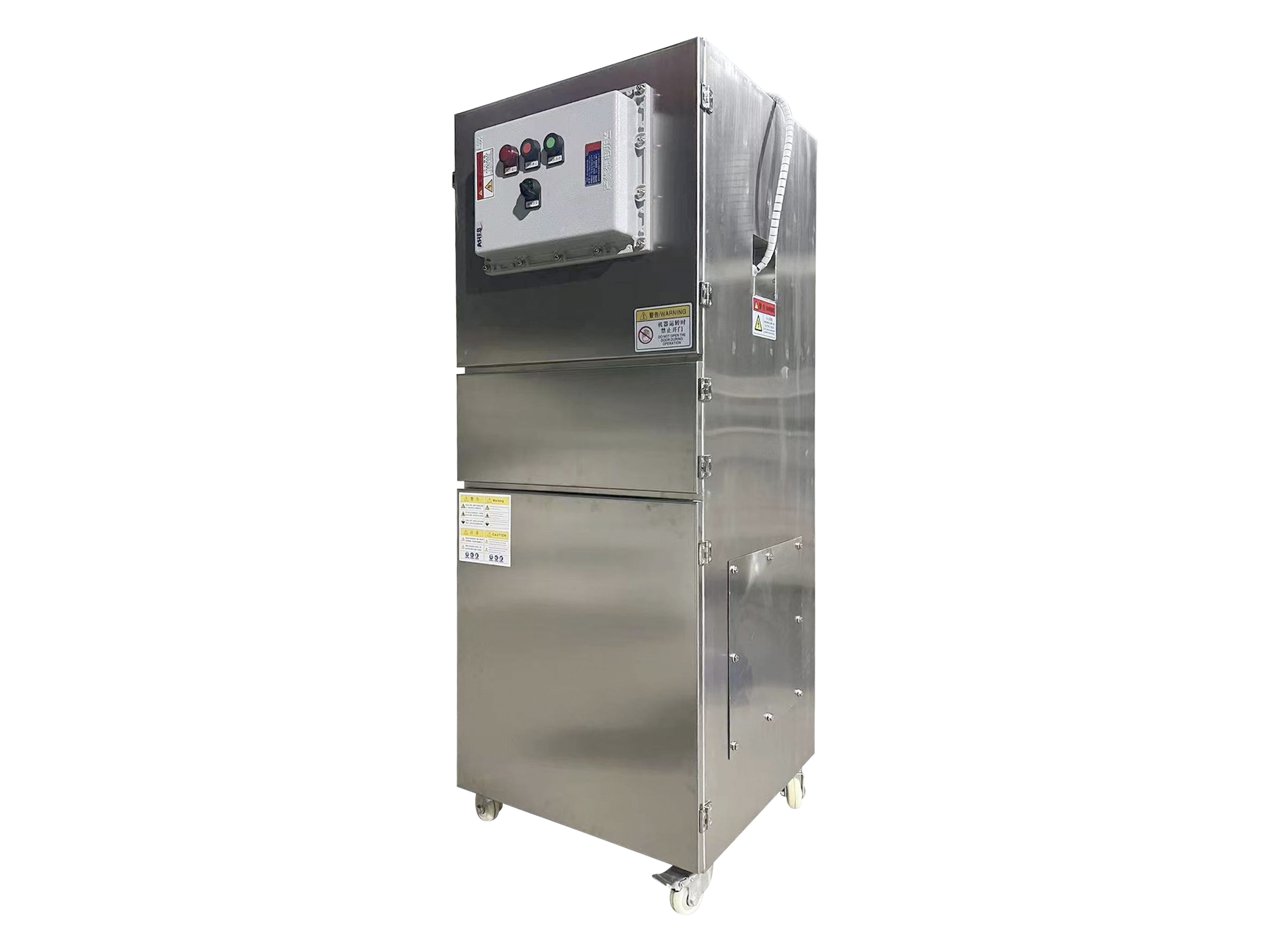 304不锈钢小型防爆脉冲集尘器_1.5KW_单工位粉尘收集-上海科瑞博