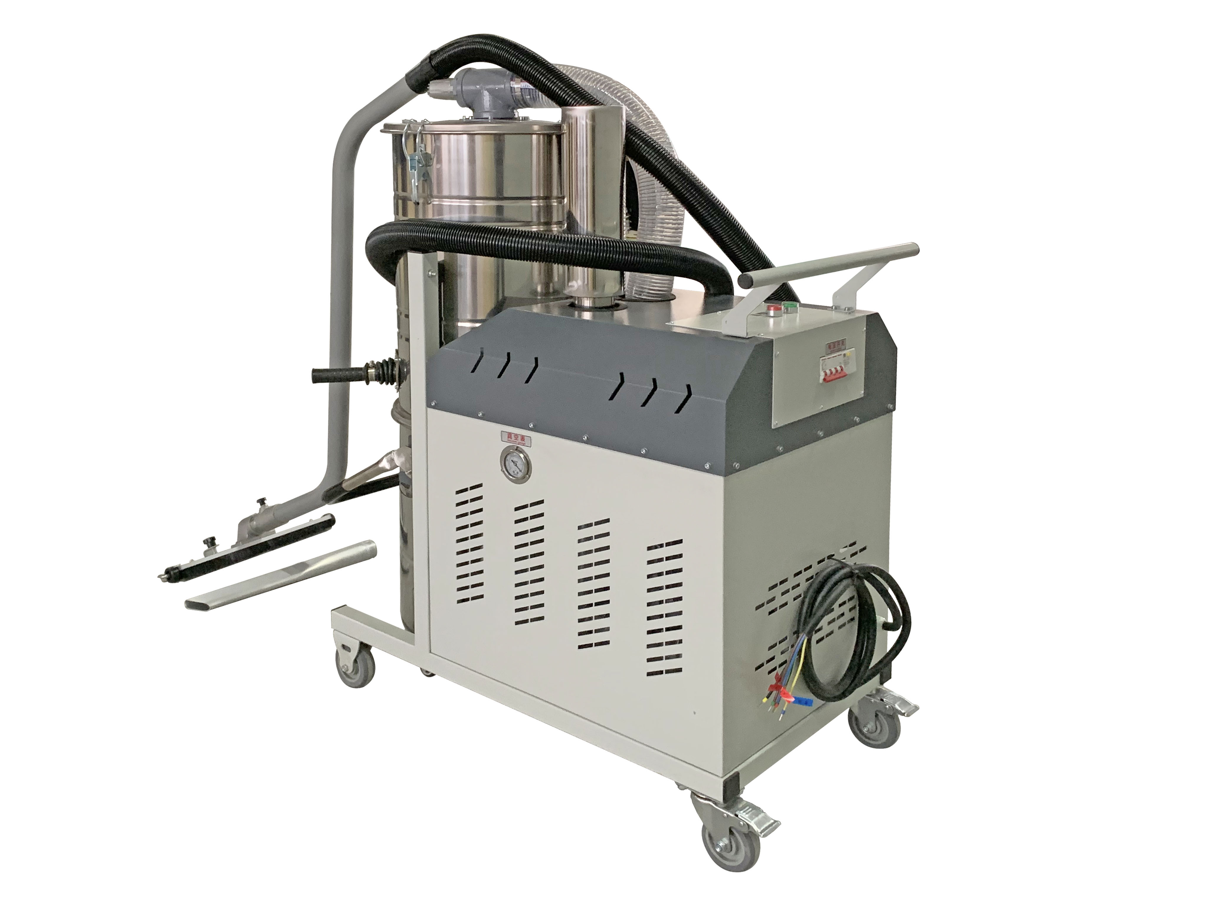 KRB-XCSY-5500手摇震尘重型工业吸尘器_5.5KW_粉尘回收-上海科瑞博