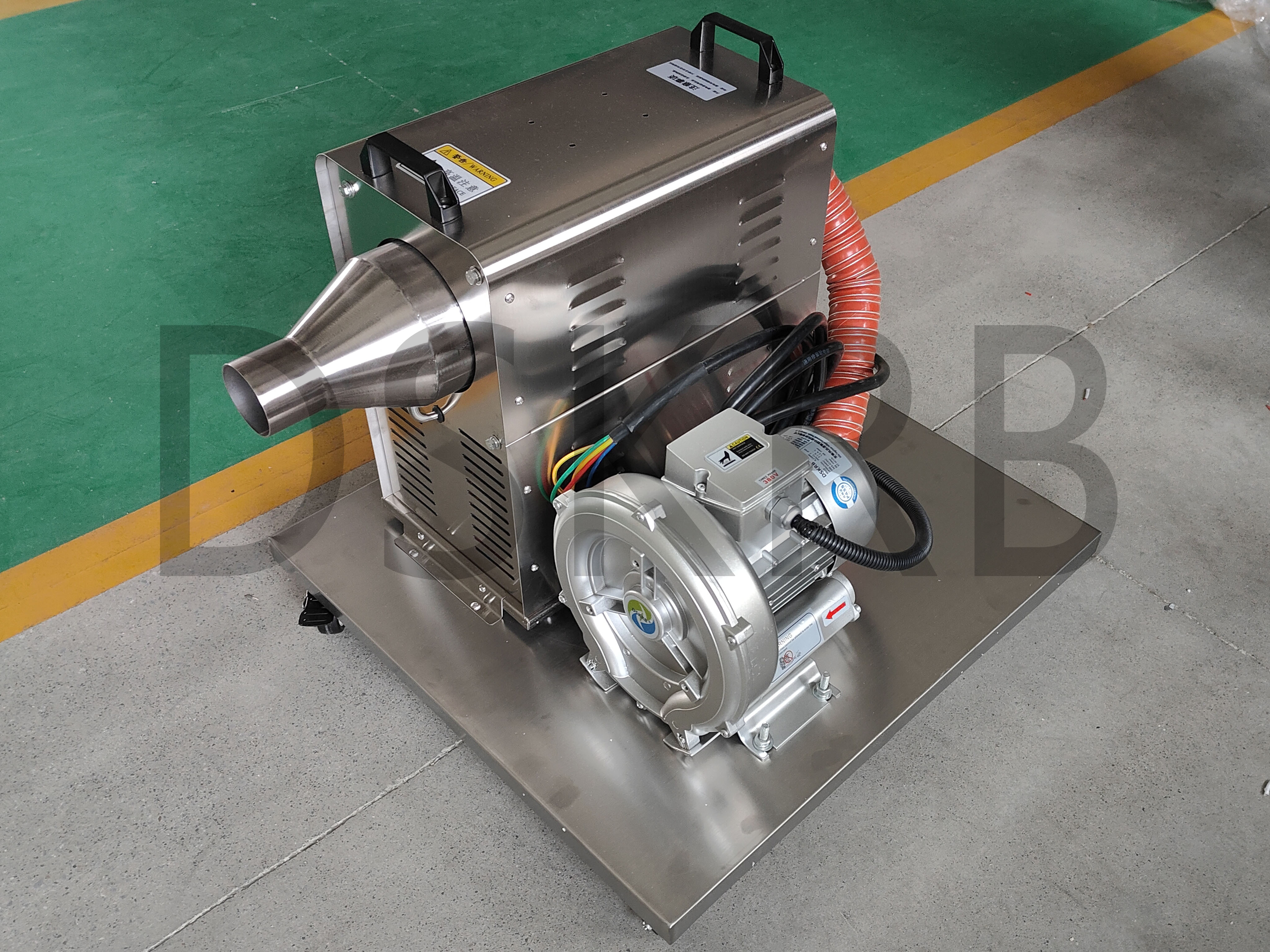 <strong>10KW工业热风机配250W高压风机</strong>