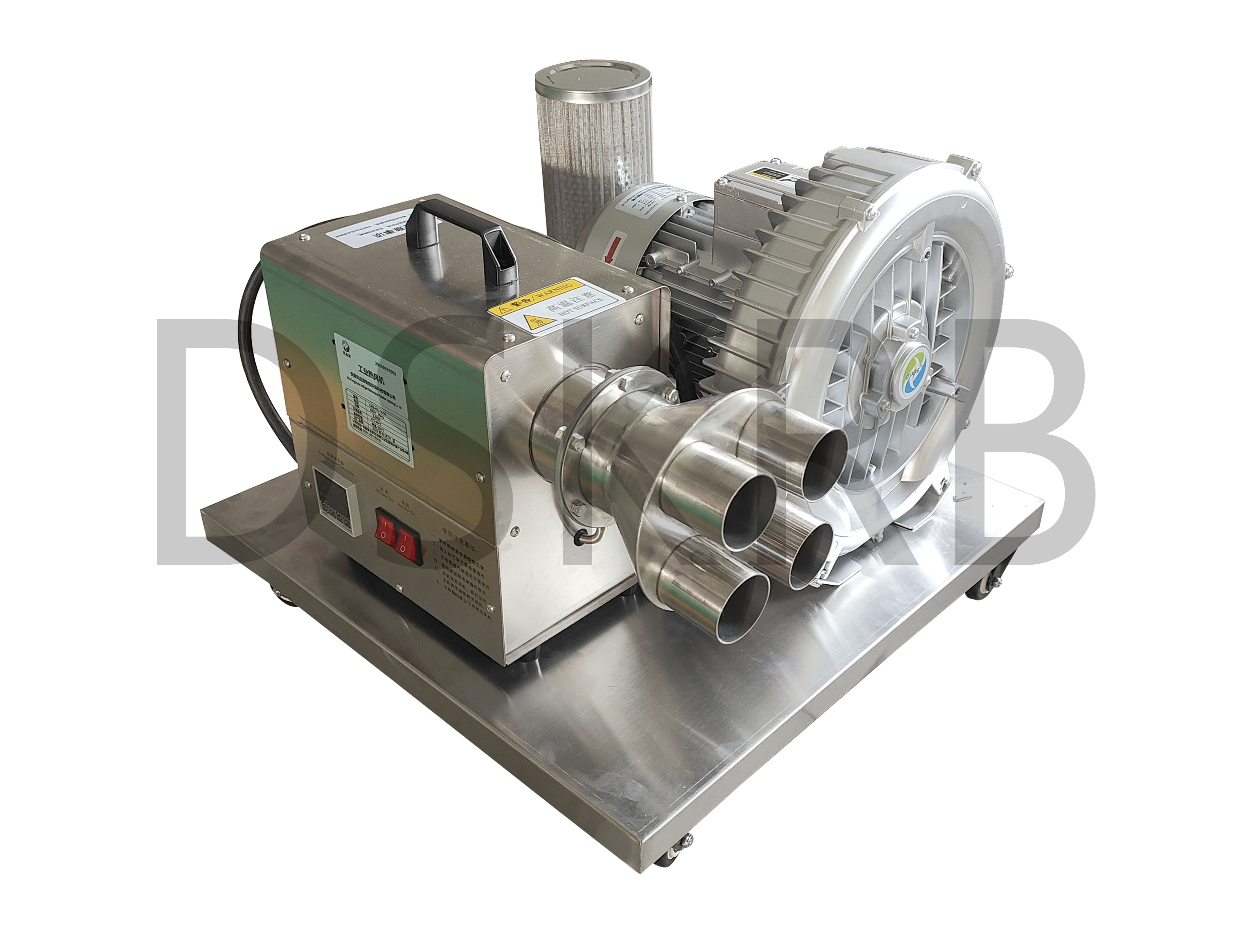 <strong>3KW工业热风机配1.5KW高压风机</strong>